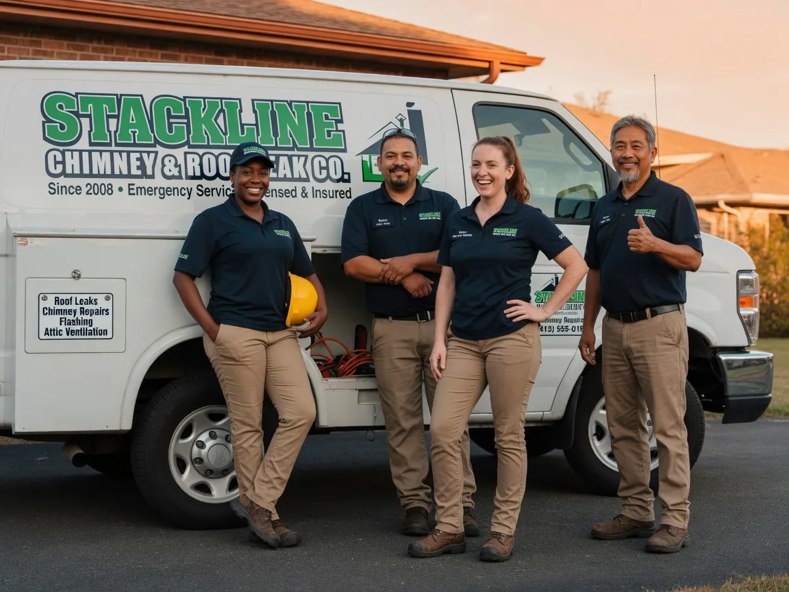 Chimney flashing repair company in Collinsville, MS